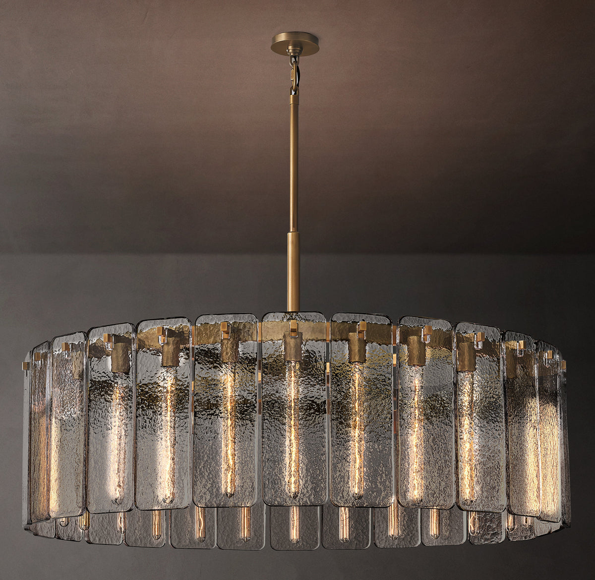 Signature Calamette Glass Round Chandelier – 48" — view 1