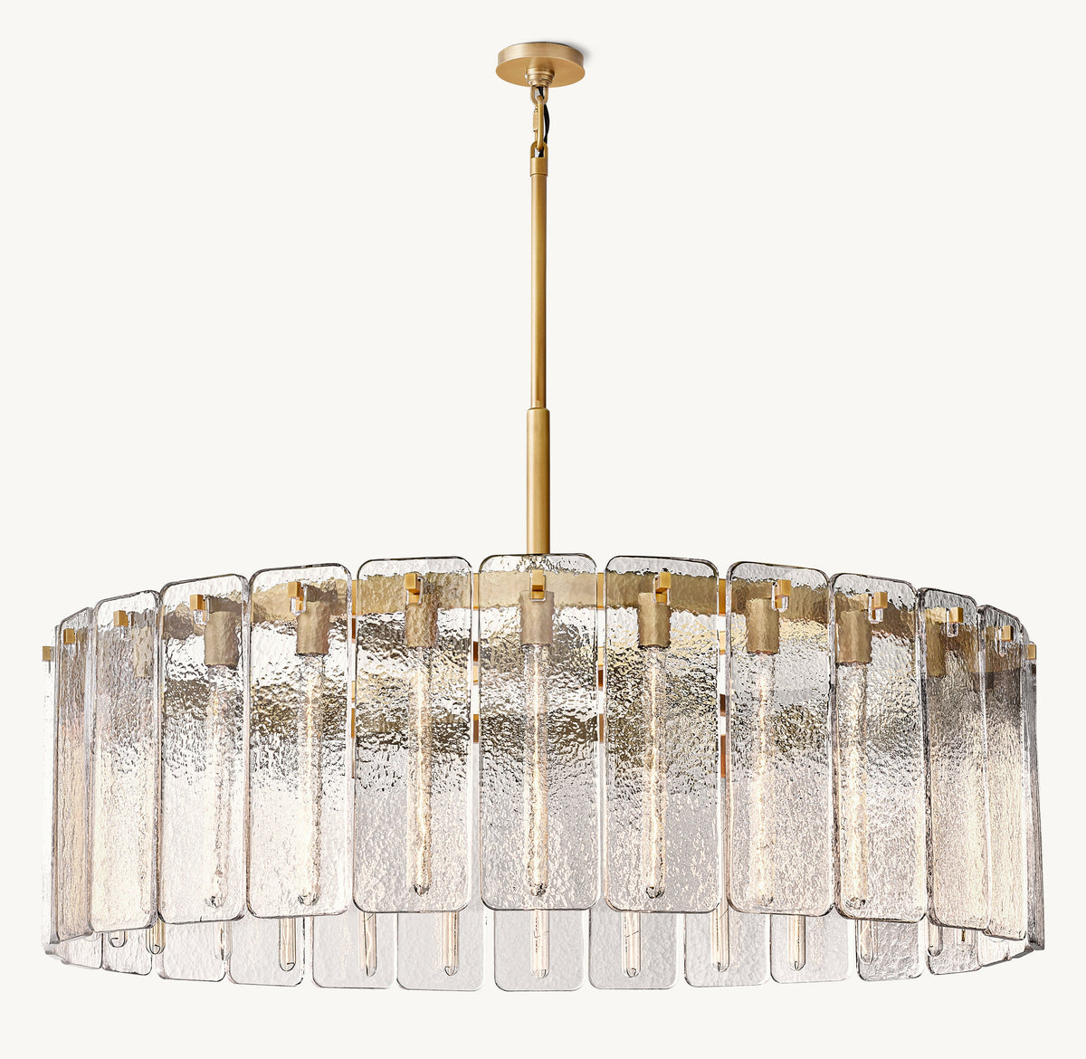 Signature Calamette Glass Round Chandelier – 48" — view 2