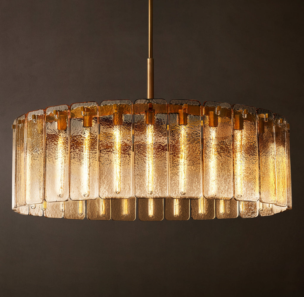 Signature Calamette Glass Round Chandelier – 48" — view 3