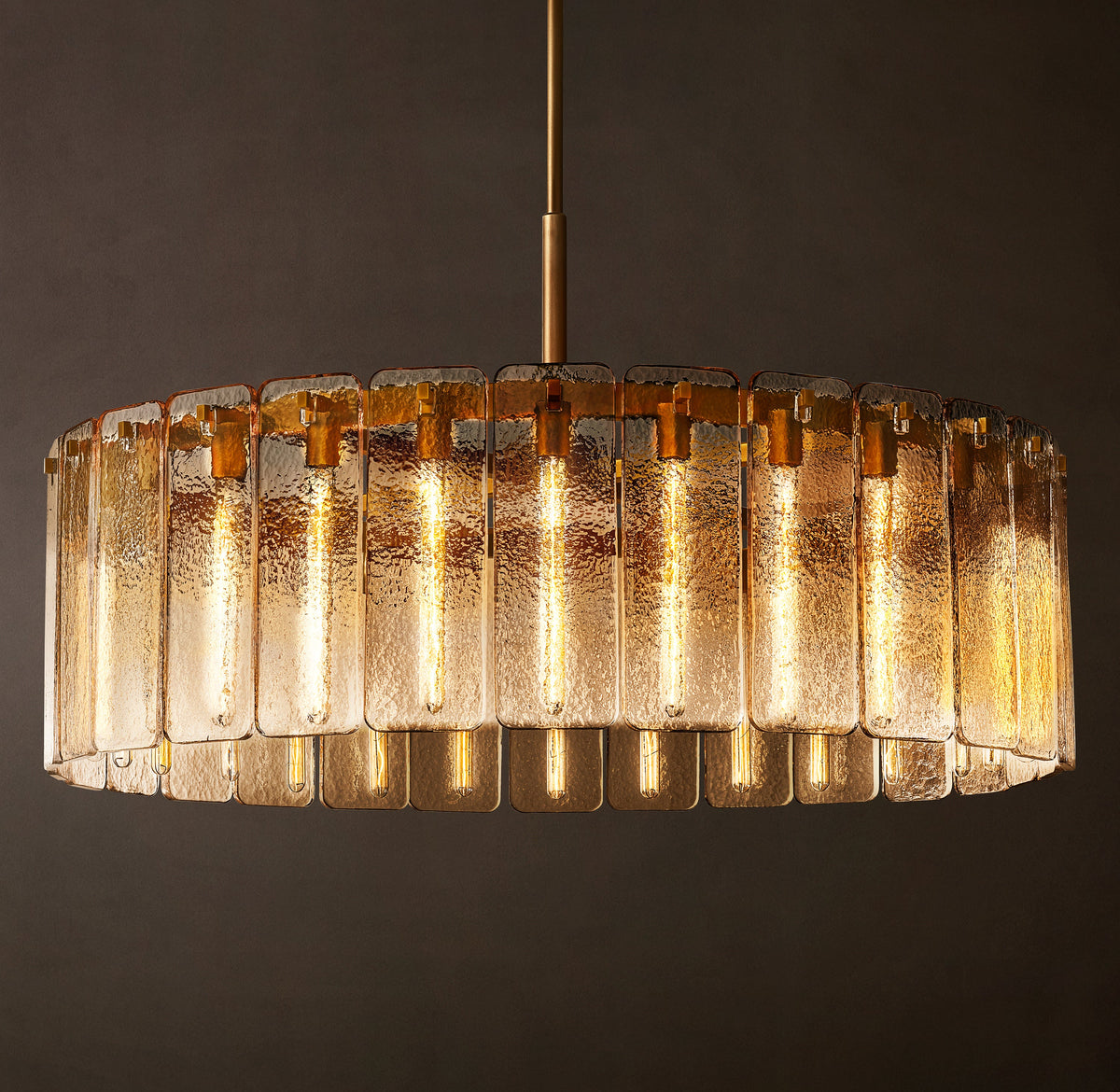 Signature Calamette Glass Round Chandelier – 48" — view 3