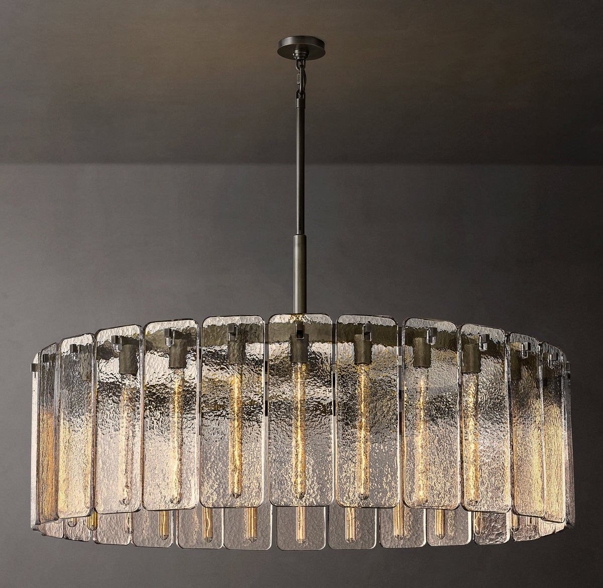 Signature Calamette Glass Round Chandelier – 48" — view 1