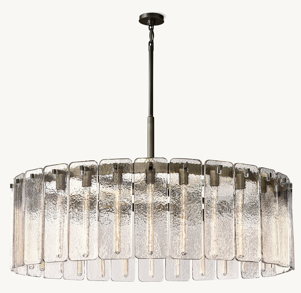 Signature Calamette Glass Round Chandelier – 48" — view 2