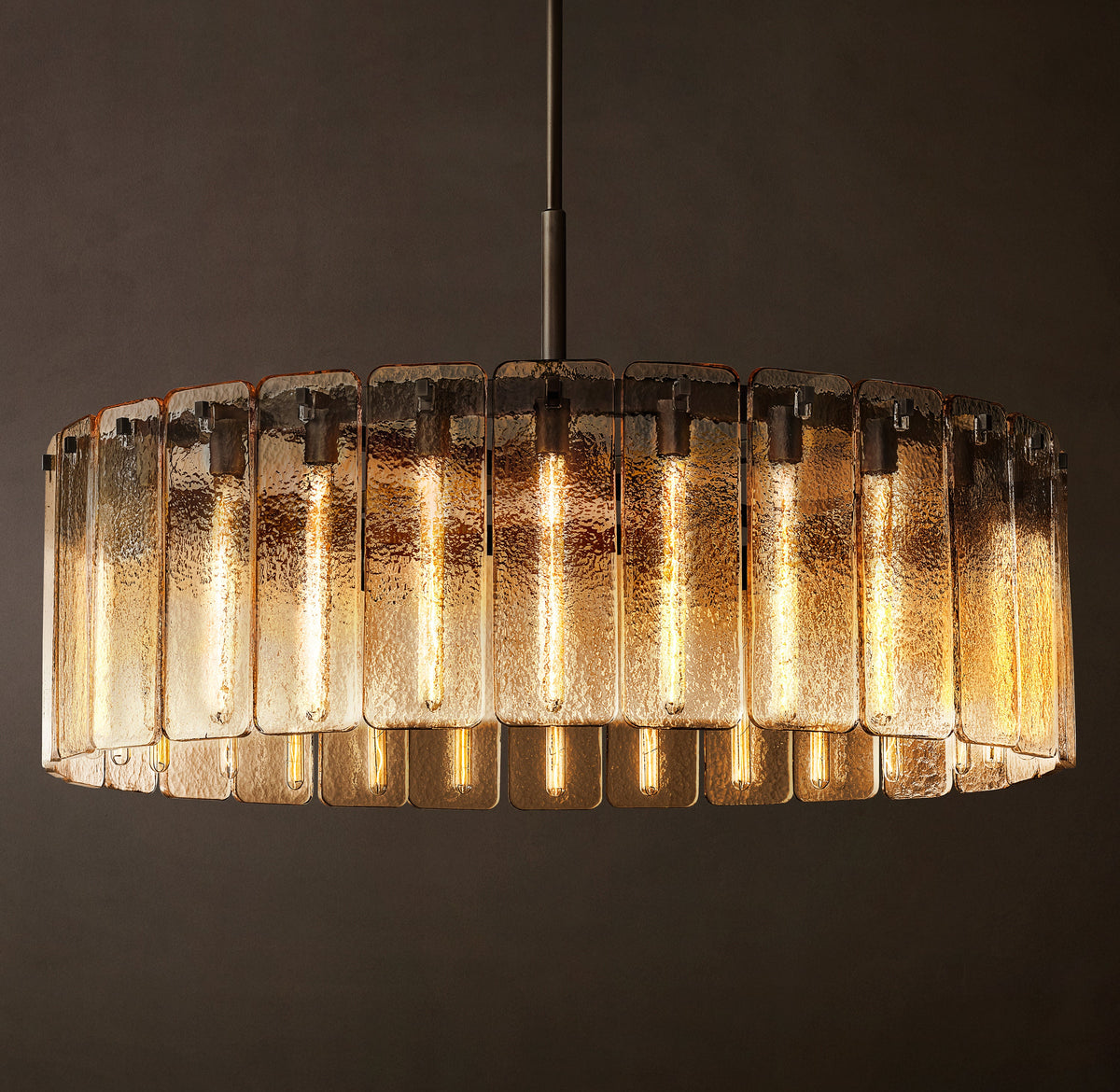 Signature Calamette Glass Round Chandelier – 48" — view 3