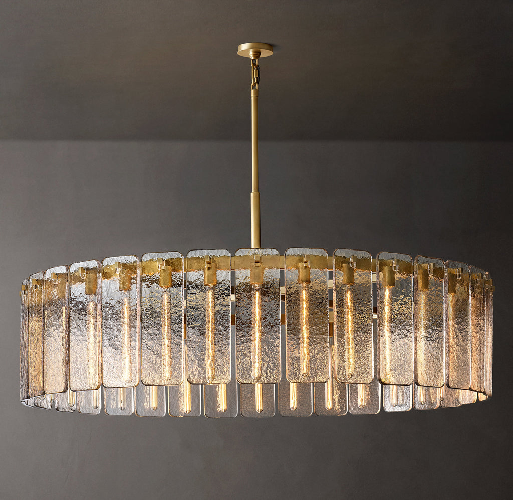 Signature Calamette Glass Round Chandelier – 60" — view 1