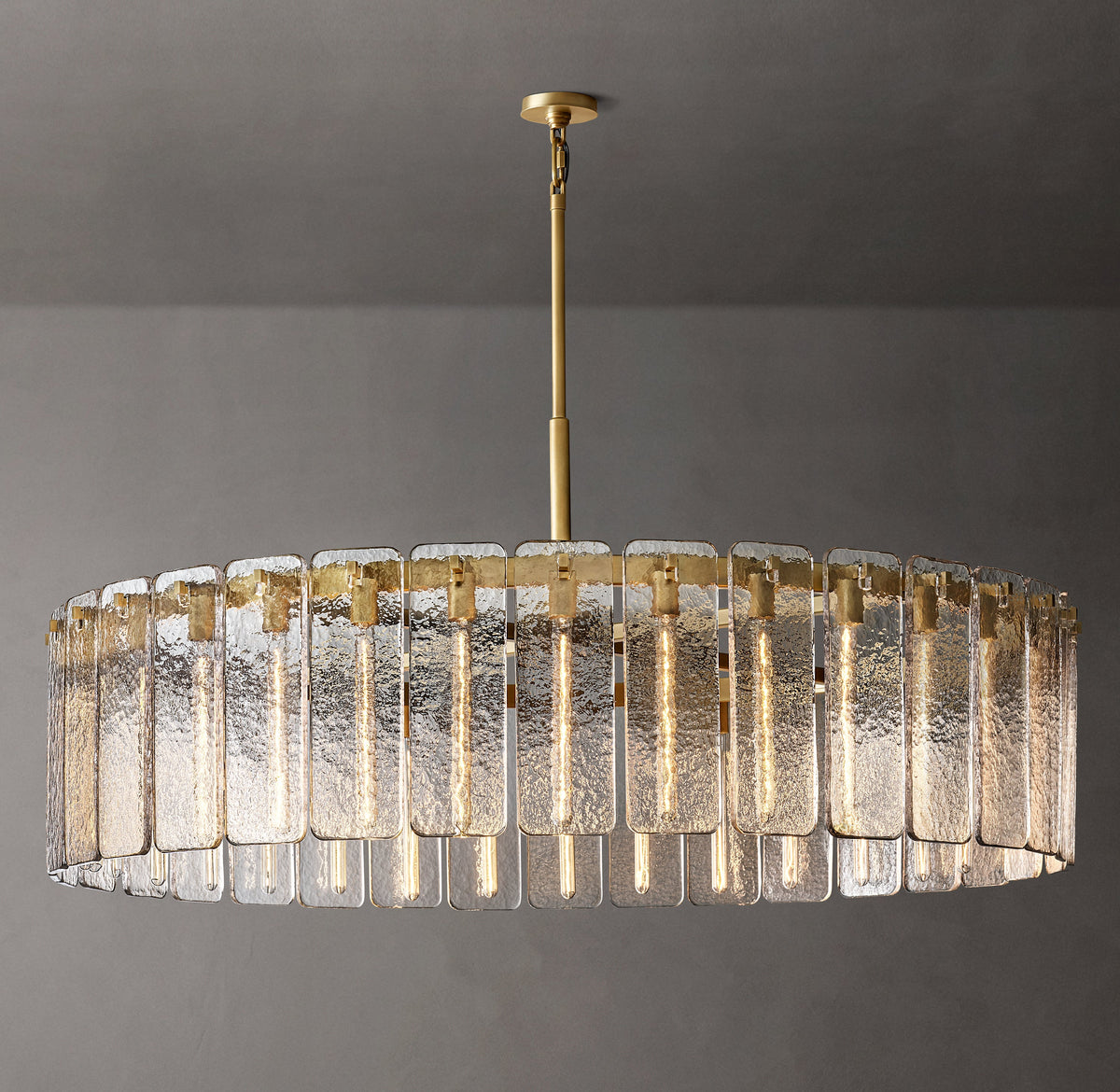 Signature Calamette Glass Round Chandelier – 60" — view 3