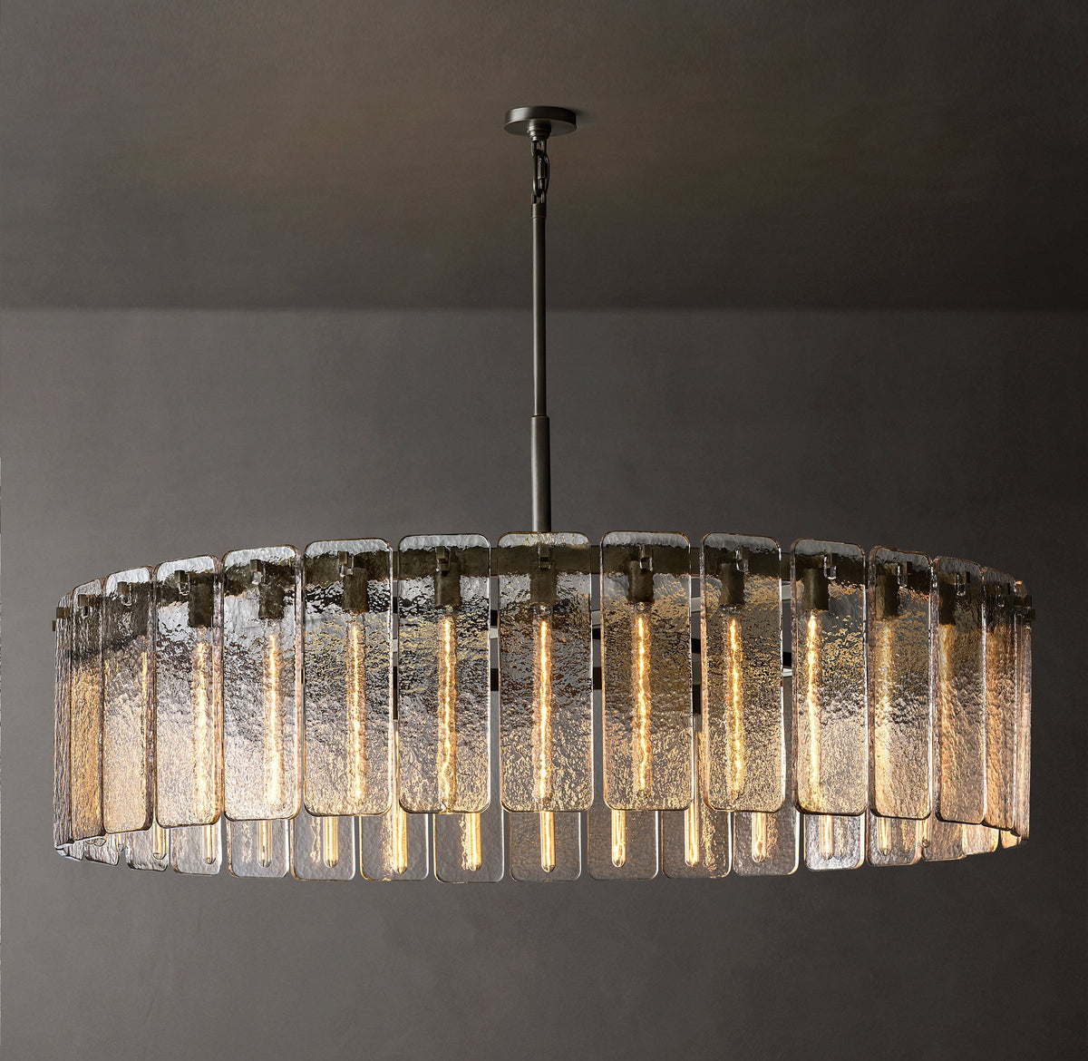 Signature Calamette Glass Round Chandelier – 60" — view 1