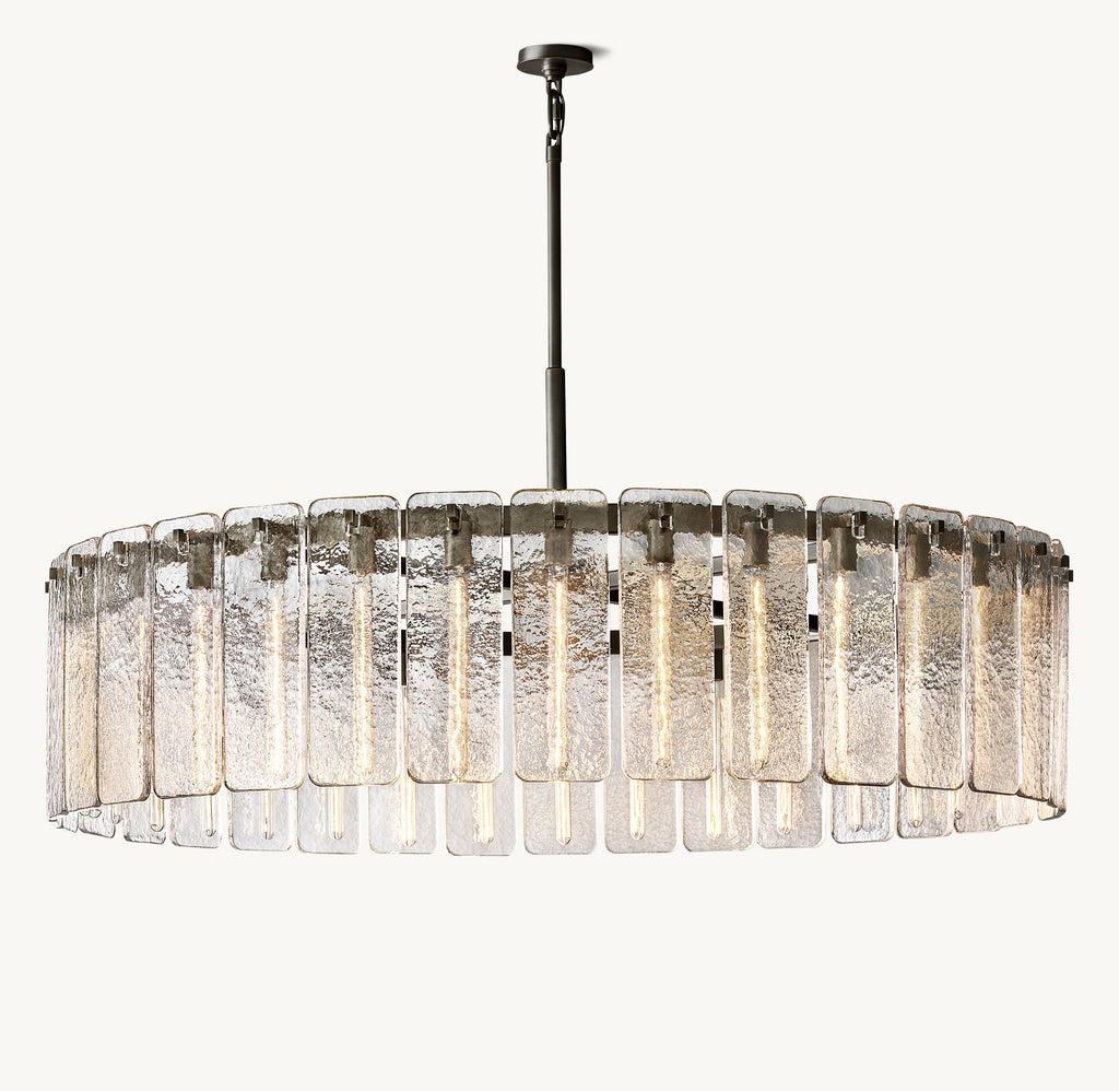 Signature Calamette Glass Round Chandelier – 60" — view 2