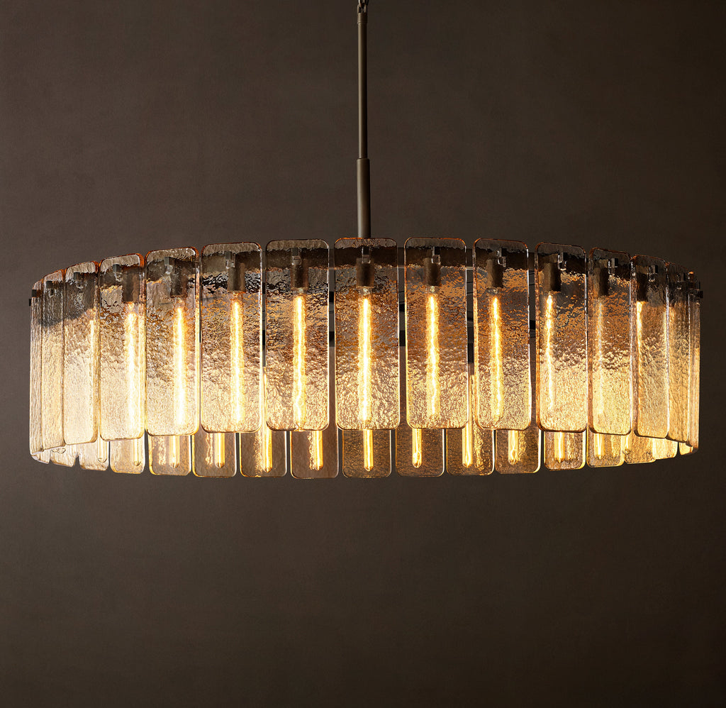 Signature Calamette Glass Round Chandelier – 60" — view 3