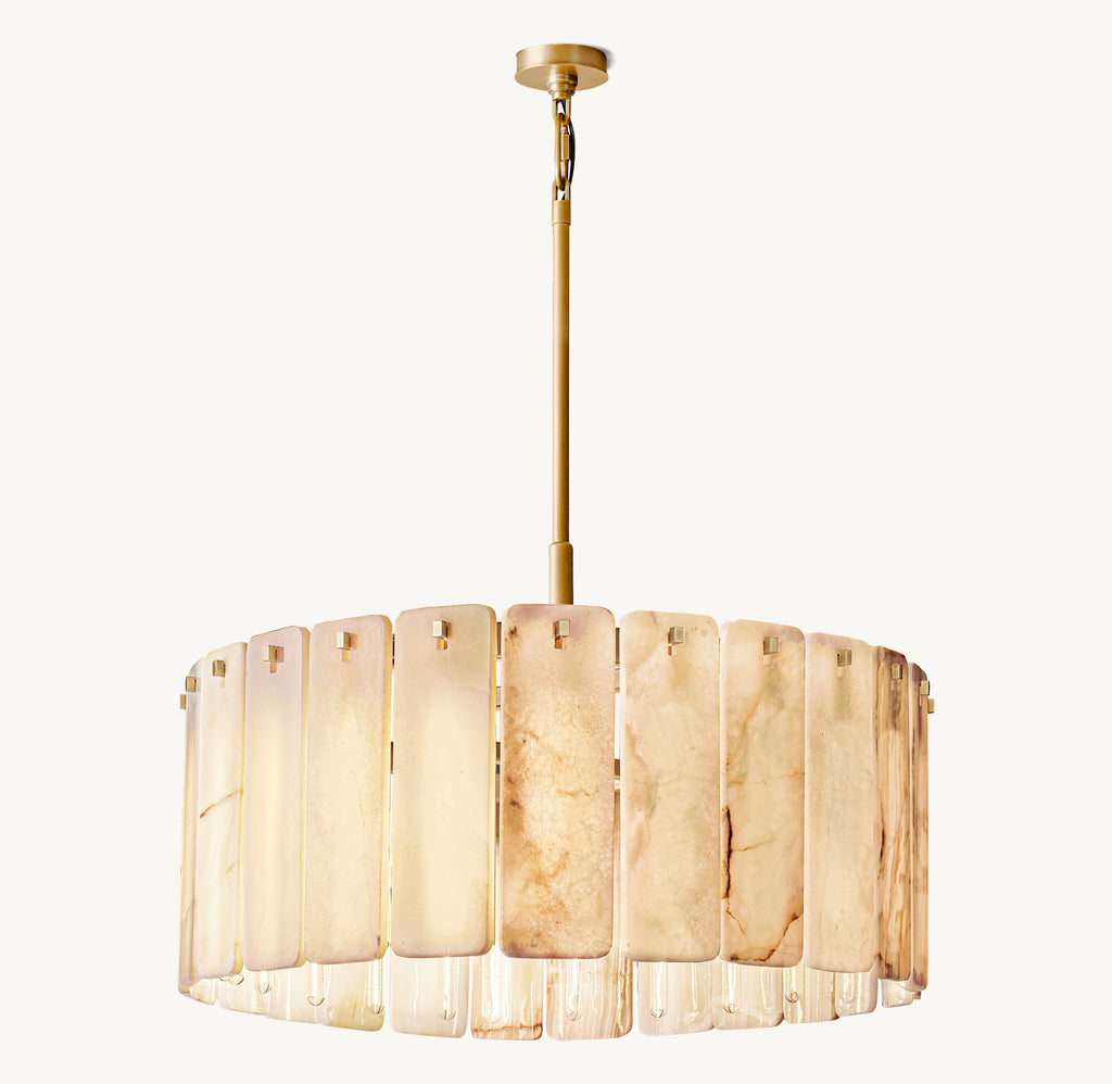 Signature Calamette Onyx Round Chandelier – 36" — view 2