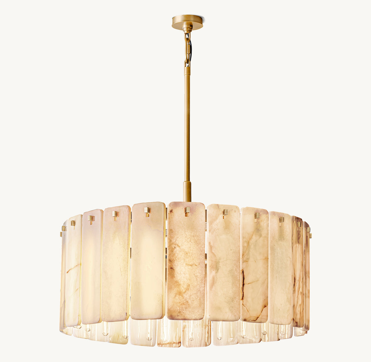 Signature Calamette Onyx Round Chandelier – 36" — view 2