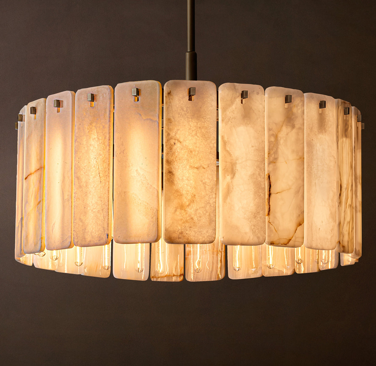 Signature Calamette Onyx Round Chandelier – 36" — view 2