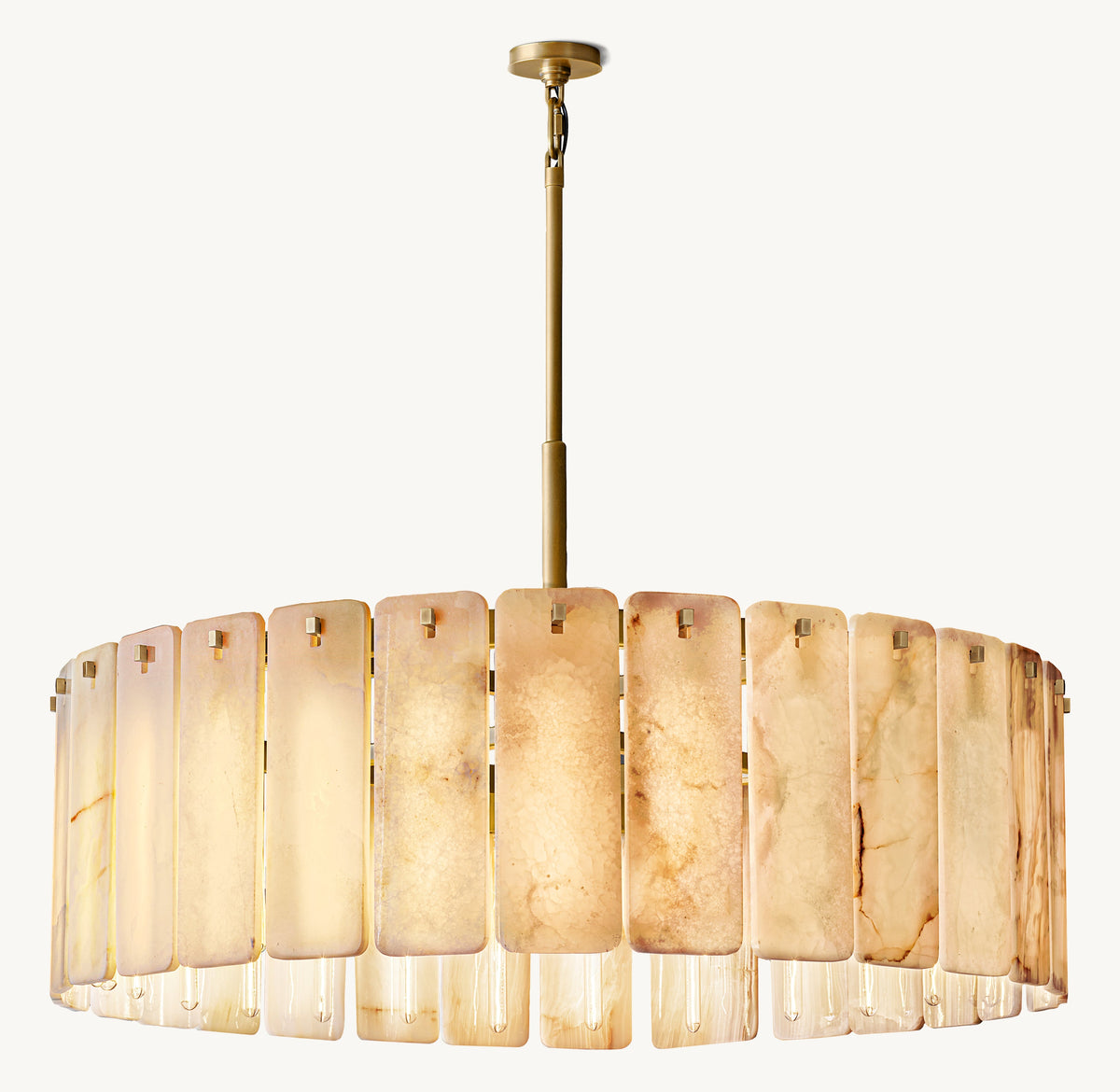 Signature Calamette Onyx Round Chandelier – 48" — view 2