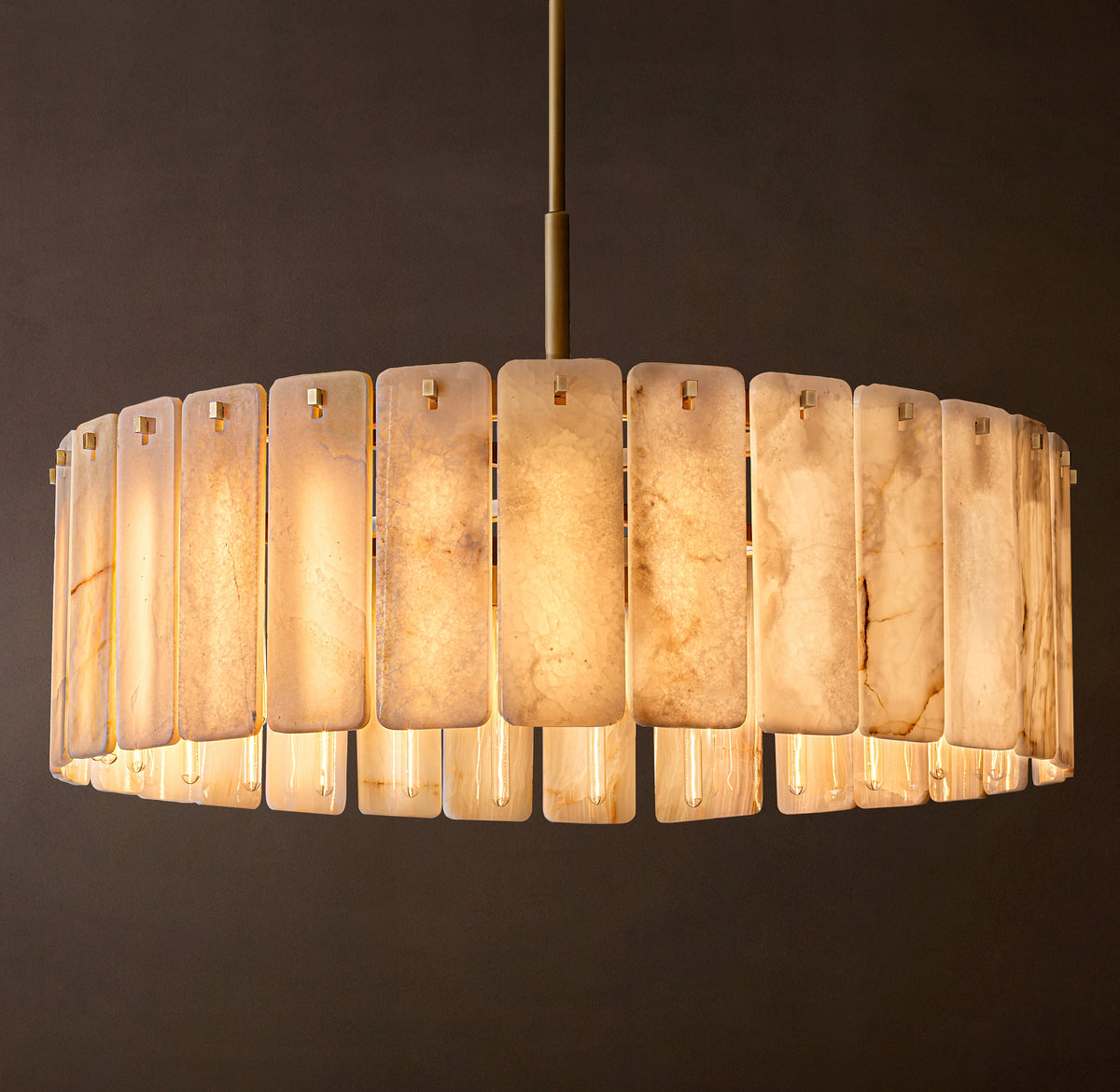Signature Calamette Onyx Round Chandelier – 48" — view 3