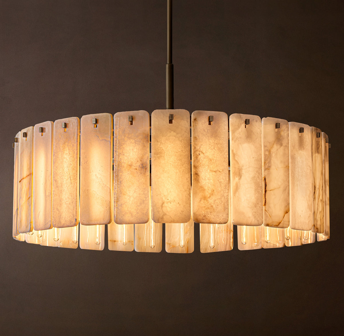 Signature Calamette Onyx Round Chandelier – 48" — view 3