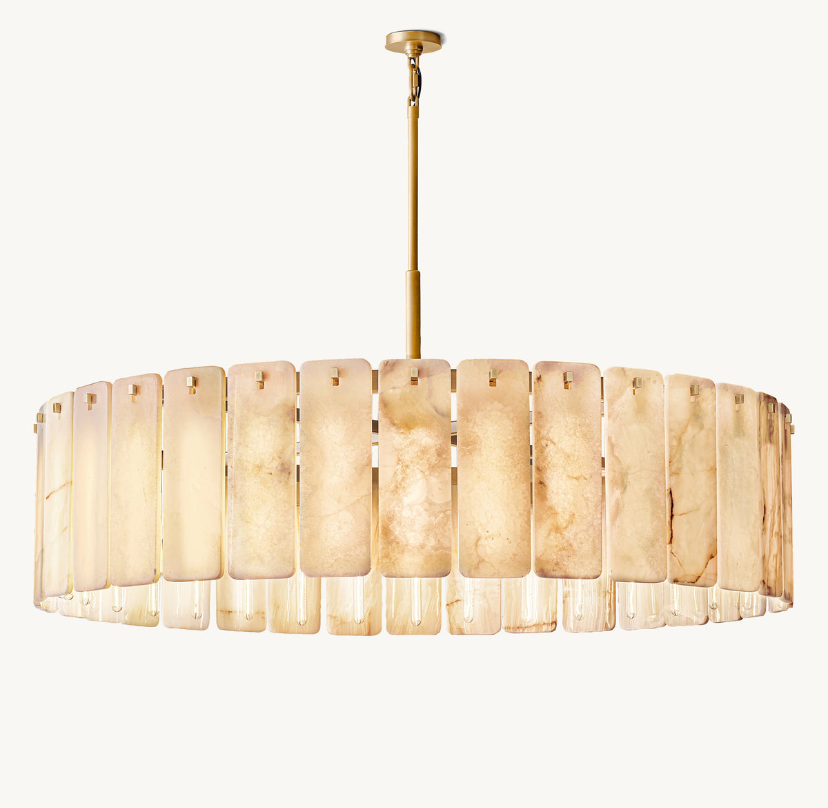 Signature Calamette Onyx Round Chandelier – 60" — view 2