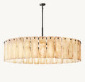 Signature Calamette Onyx Round Chandelier – 60" — view 1