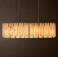 Signature Calamette Onyx Rectangular Chandelier – 60" — view 1