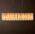 Signature Calamette Onyx Rectangular Chandelier – 60" — view 1