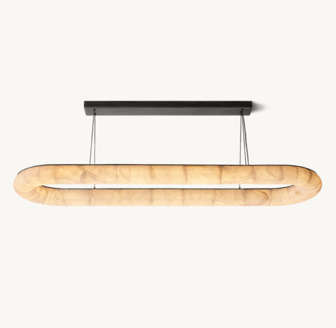 Artisan Rivage Lisse Oval Chandelier – 74" — view 4