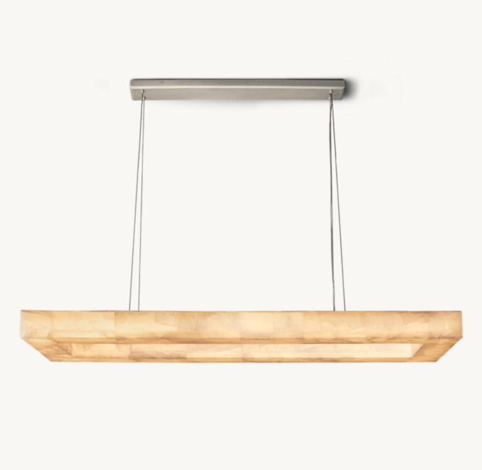 Artisan Rivage Lueur Rectangular Chandelier – 54" — view 2