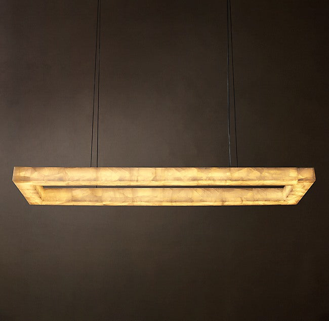 Artisan Rivage Lueur Rectangular Chandelier – 72" — view 1