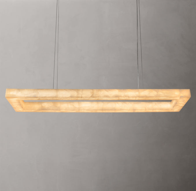 Artisan Rivage Lueur Rectangular Chandelier – 54" — view 2