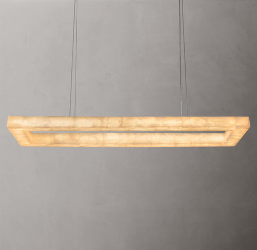 Artisan Rivage Lueur Rectangular Chandelier – 54" — view 2