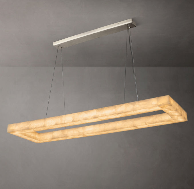 Artisan Rivage Lueur Rectangular Chandelier – 54" — view 3