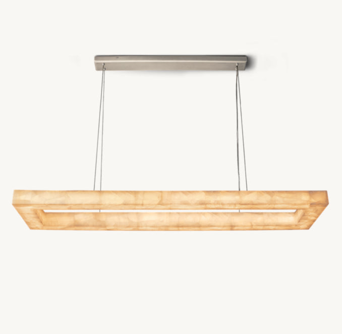 Artisan Rivage Lueur Rectangular Chandelier – 54" — view 4