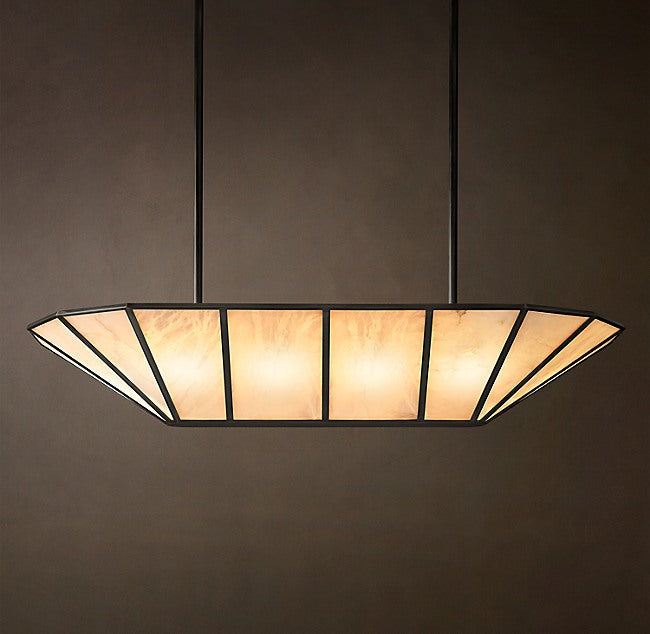 Sculptural Lucette Linear Chandelier – 52" — view 2