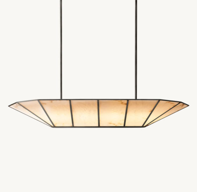 Sculptural Lucette Linear Chandelier – 52" — view 4