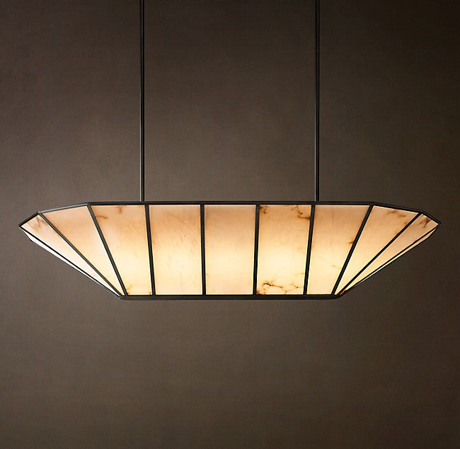 Sculptural Lucette Linear Chandelier – 72" — view 2
