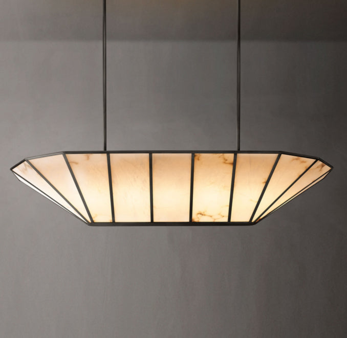 Sculptural Lucette Linear Chandelier – 72" — view 3