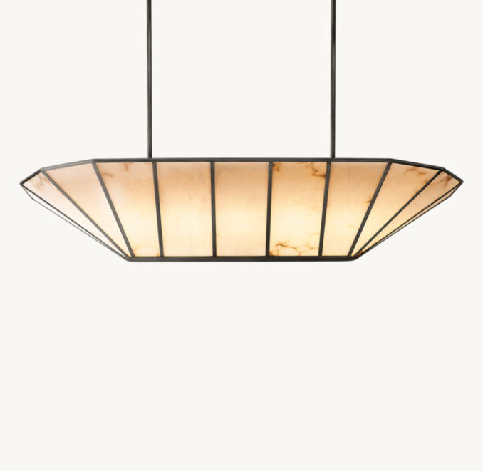 Sculptural Lucette Linear Chandelier – 72" — view 5