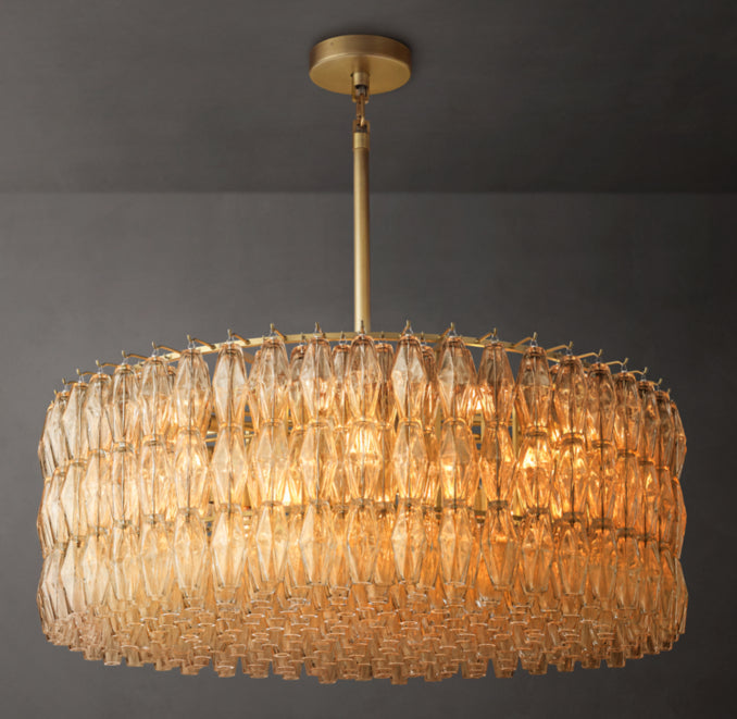 Artisan Chiara Clear Glass Round Chandelier – 47" — view 1
