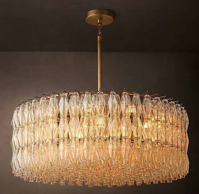 Artisan Chiara Clear Glass Round Chandelier – 47" — view 2