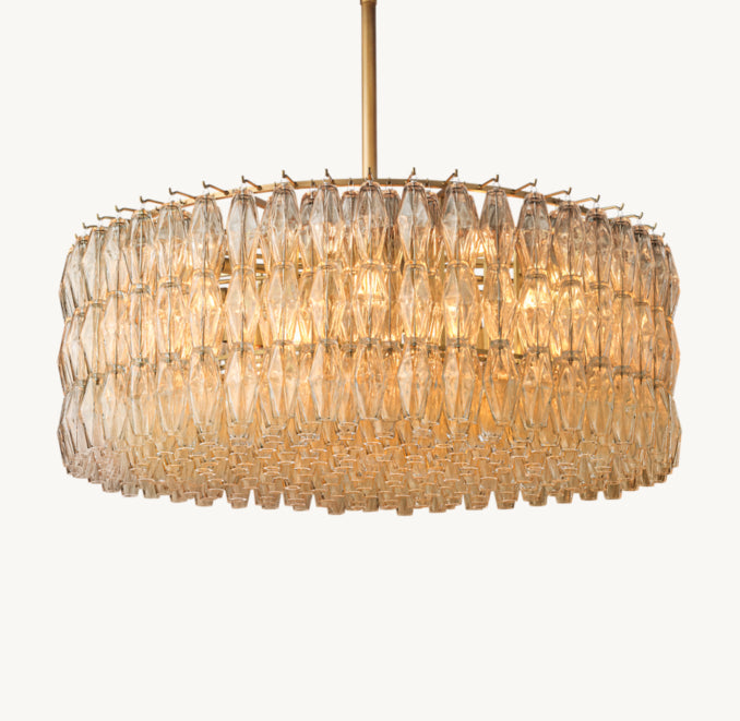 Artisan Chiara Clear Glass Round Chandelier – 47" — view 4