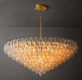 Artisan Chiara Clear Glass Tiered Round Chandelier – 47" — view 1