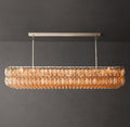 Artisan Chiara Clear Glass Rectangular Chandelier — view 1