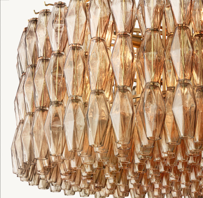 Artisan Chiara Smoke Glass Round Chandelier – 47" — view 3