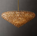 Artisan Chiara Smoke Glass Tiered Round Chandelier – 62" — view 1