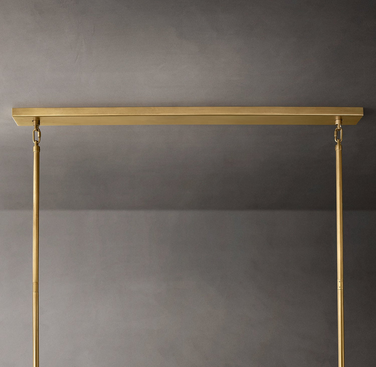Artisan Chiara Smoke Glass Tiered Rectangular Chandelier — view 3