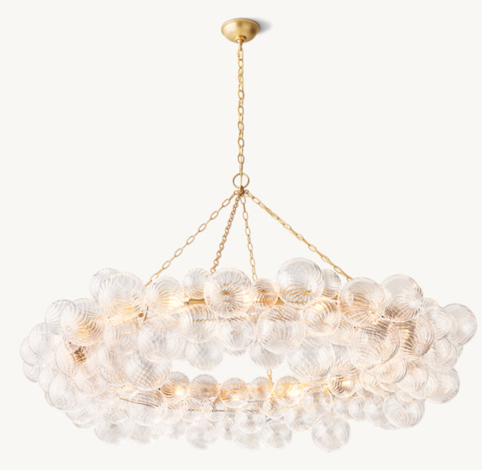 Signature Talia Ring Chandelier – 63" — view 3