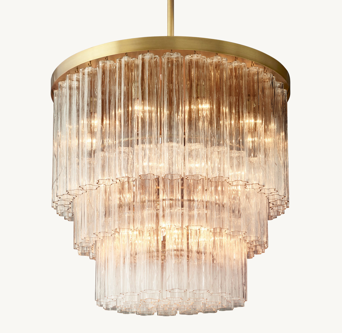 Heritage Cielo Three-Tier Round Chandelier – 36" — view 1