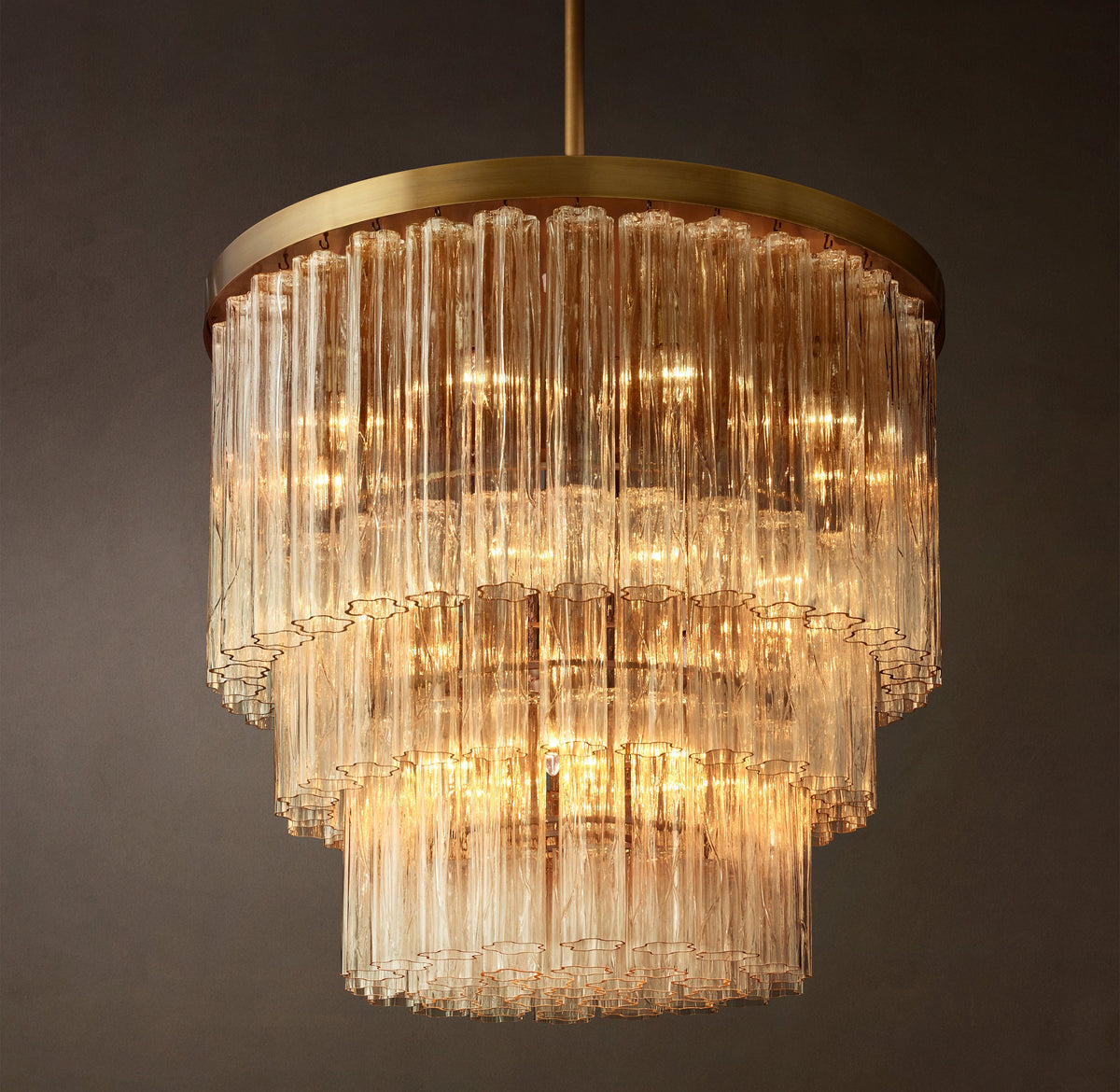 Heritage Cielo Three-Tier Round Chandelier – 36" — view 2