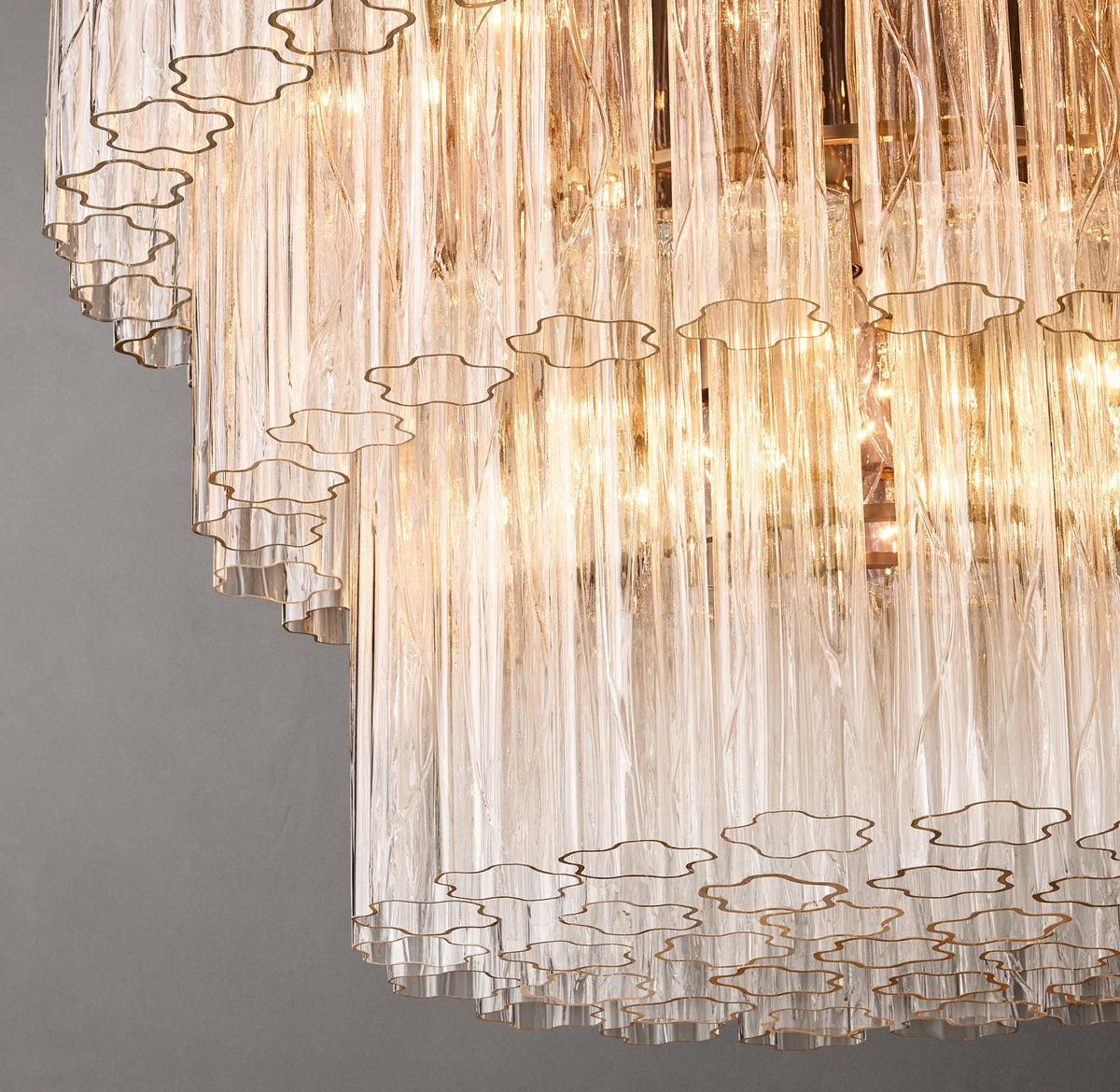 Heritage Cielo Three-Tier Round Chandelier – 36" — view 3