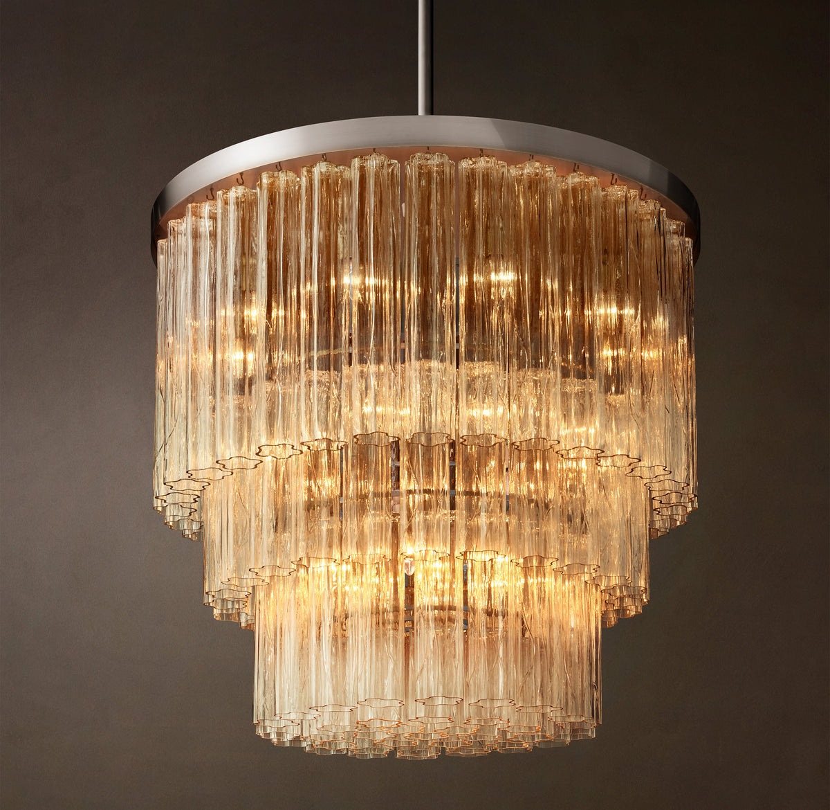 Heritage Cielo Three-Tier Round Chandelier – 36" — view 2