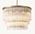 Heritage Cielo Three-Tier Round Chandelier – 48" — view 1