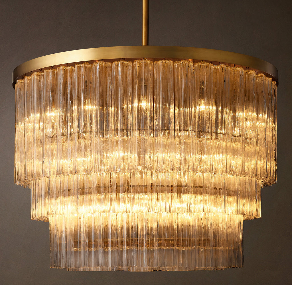 Heritage Cielo Three-Tier Round Chandelier – 48" — view 2