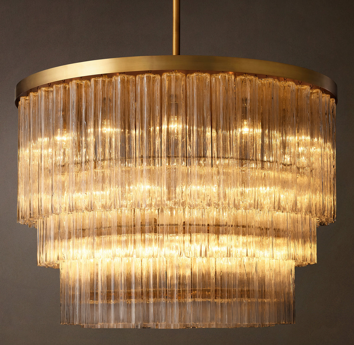 Heritage Cielo Three-Tier Round Chandelier – 48" — view 2